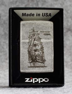 ZIPPO PRINTED BY 지포정품 오일 라이터 미국산 순동 골드 실버 2컬러