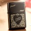 미국산 zippo 지포 라이터 정품 I love you 러브하트 영원한 사랑