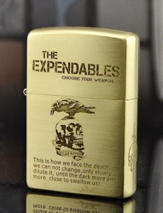 zippo 오일 지포 라이터 정품 미국산 순동 골드 THE EXPENDABLES CHOOSE YOUR WEAPON